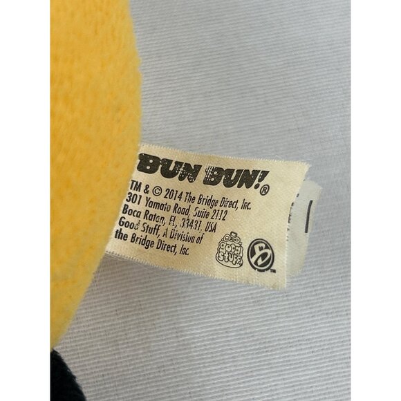 Bun Bun Stacking Plush Bumblebee 8" Stuffed Animal Black Yellow - Picture 7 of 8